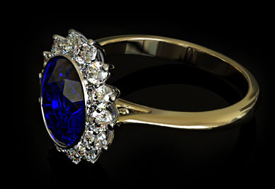 sapphire coloured gemstone rings new zealand