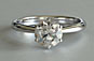 Diamond Solitaire Engagement Ring Six Claw Brilliant Cut