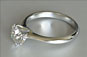 Diamond Solitaire Engagement Ring Six Claw Brilliant Cut