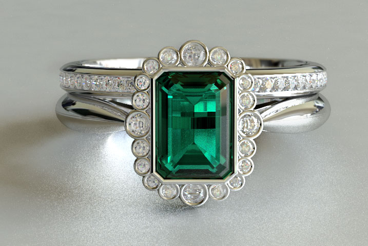 Round Diamond Engagement Ring 