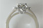 Edwardian Art Deco Emerald Cut Diamond Engagement Ring