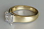 Yellow Gold Asscher Diamond Solitaire Engagement Ring